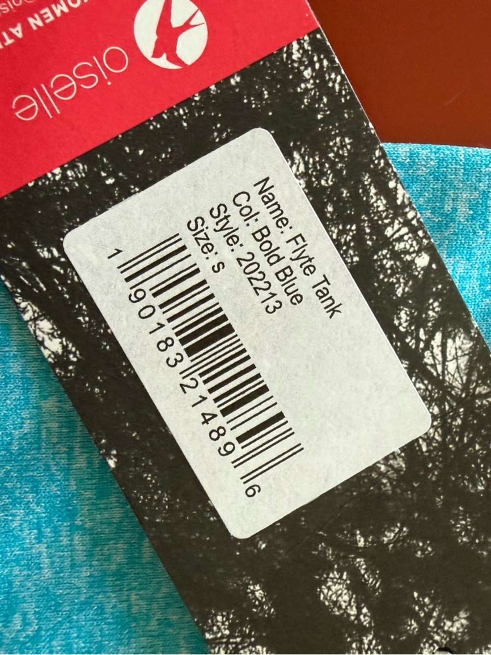 oiselle turquoise racerback training tank - Picture 4 of 6